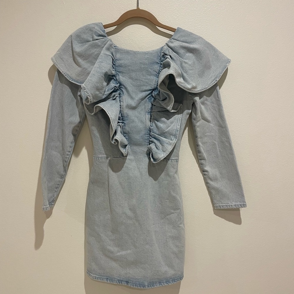 Zara denim mini dress